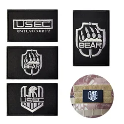 Escape From Tarkov Embroidery Patch Bear Paw Emblem USEC Hook Loop Badge PVC Team Mark Tactical Supplies for Airsoft Games DIY