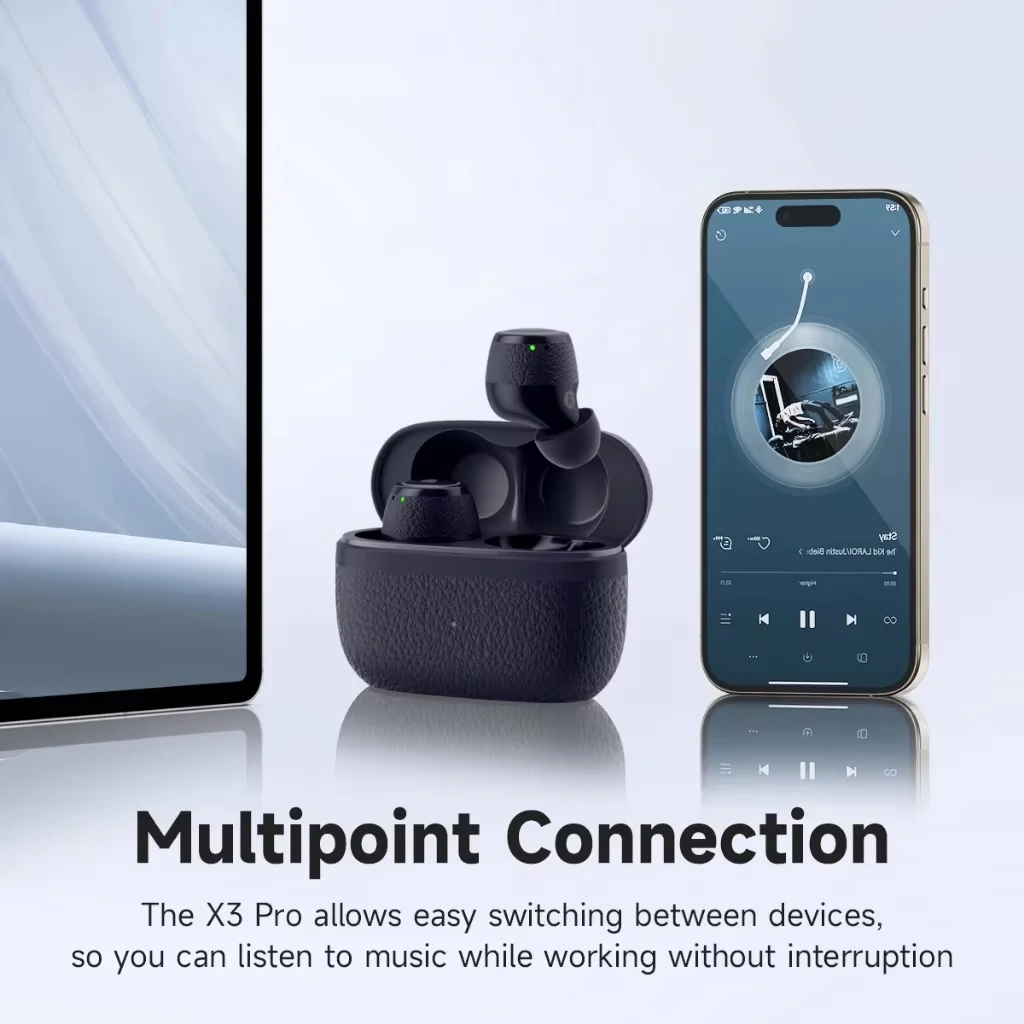 Edifier Bluetooth Earphone T30 Active Noise Cancellation Wireless Headphones Bluetooth 5.4 IP54 Water proof 22H Playtime