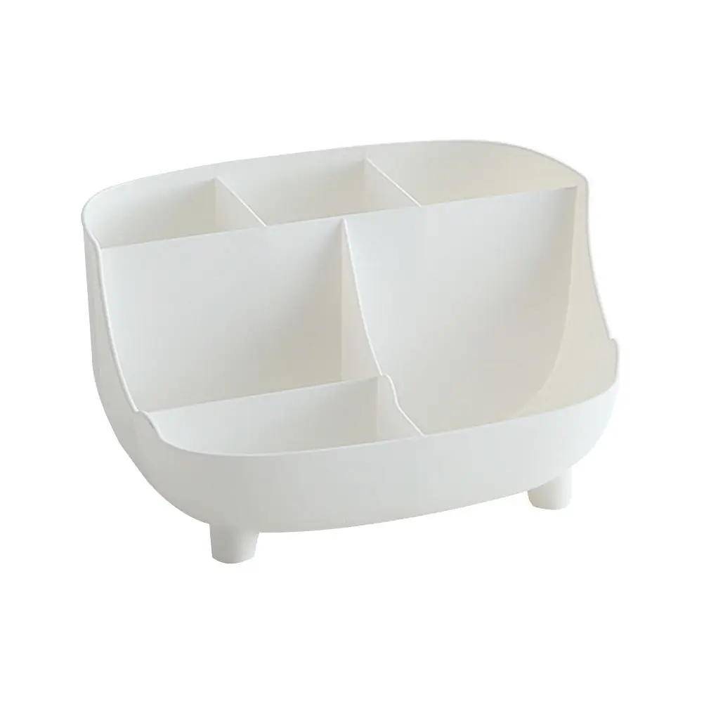 

Multi-Function Desktop Stationery Box Plastic Organizer Large Capacity Multi-Compartment Storage Container Home Office