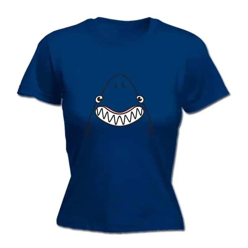 Shark Ani Mates Womens T Shirt Funny Novelty Gift