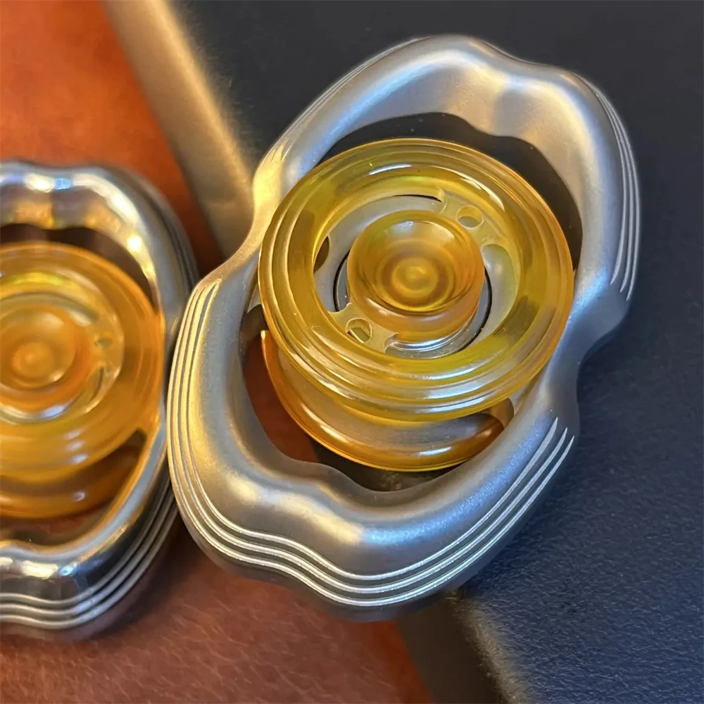 Obsidian acier inoxydable EDC Fidget Spinner Fidget curseur Anti-Stress jouets tdah soulagement de l'anxiété Focus sensoriel Fidgeting jouets