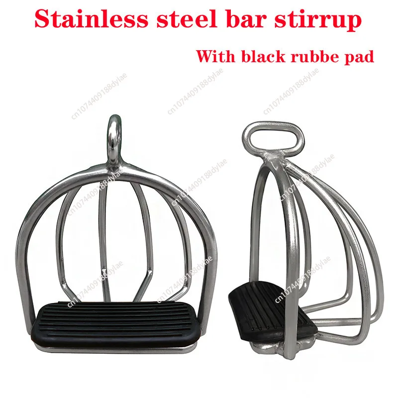 

Stainless steel fence stirrups are not stuck, suitable for novices and ladies [ST2111]
