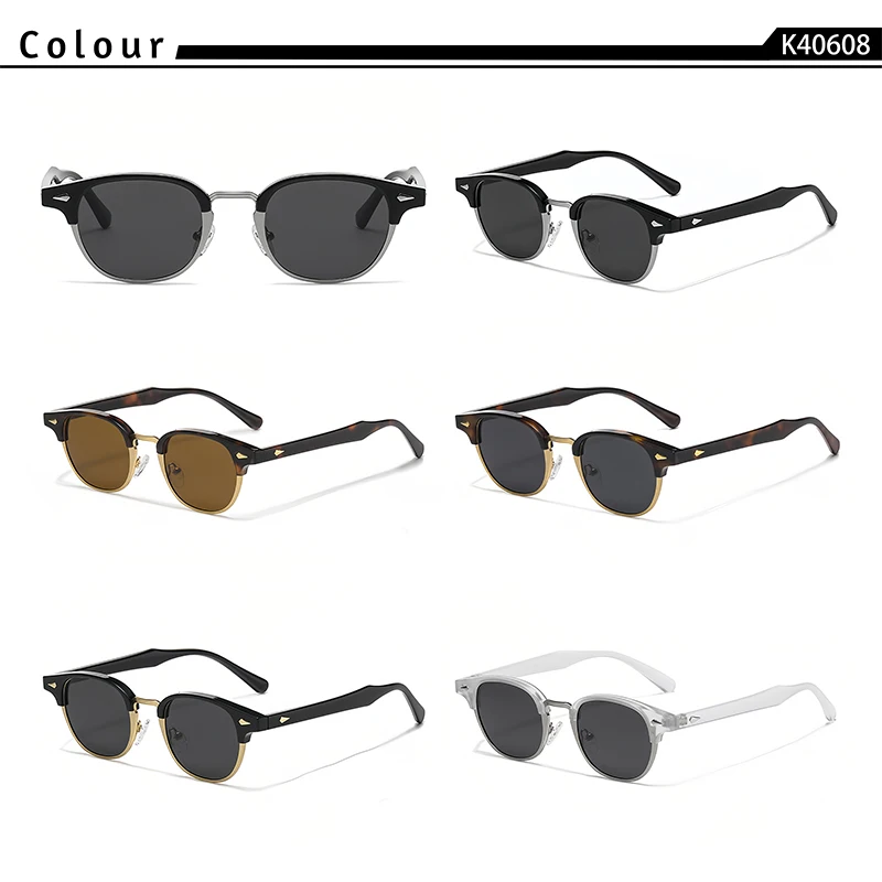 HBK Classic Men Prescription Sunglasses Round Frame Customized Optical Sun Glasses Women Business Outdoor Driving Eyewear - Image 4
