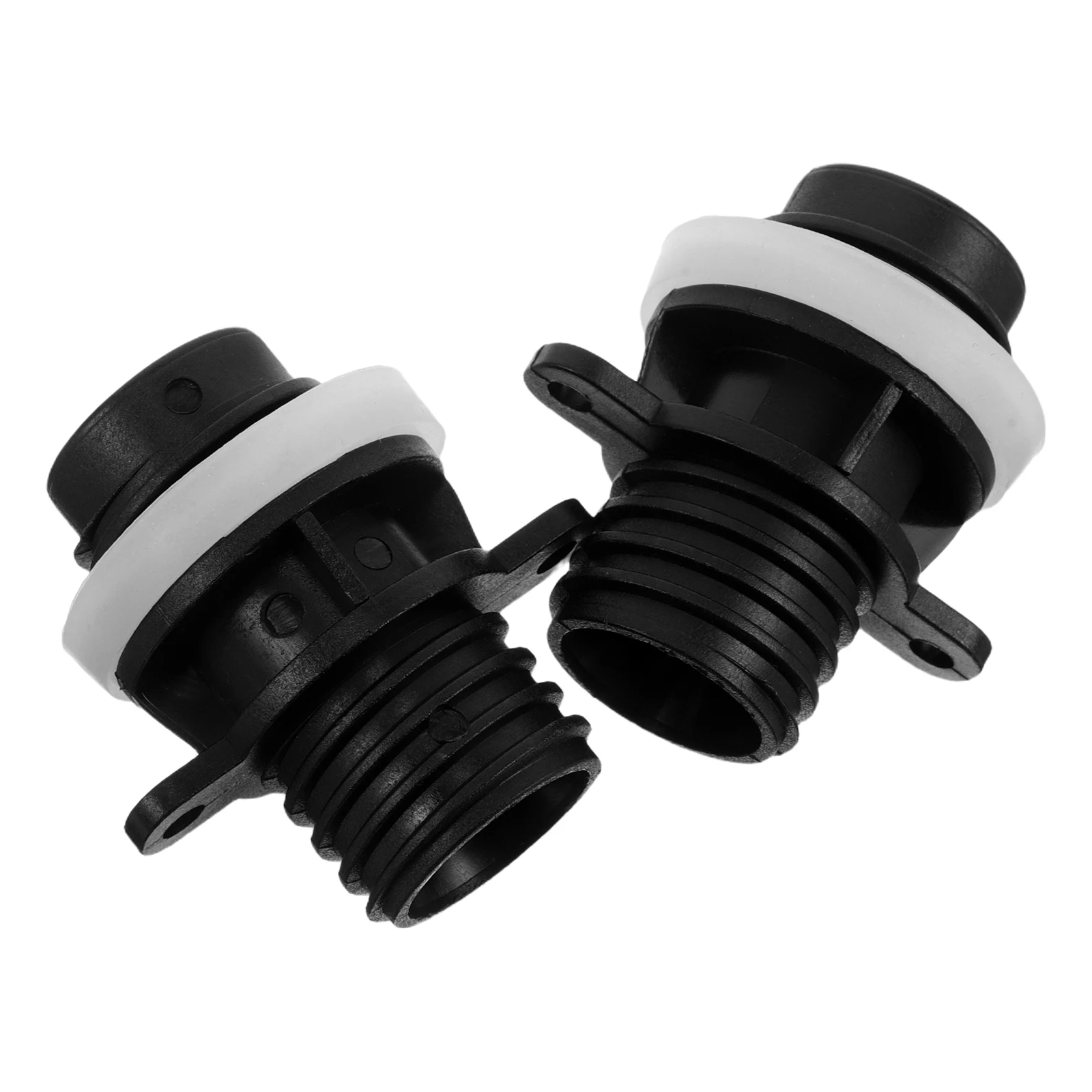 

2pcs Inflatable Boat Air Pump Adapter Universal Valve Connector for Kayak SUP Leakproof Compact Boat Parts Fishing