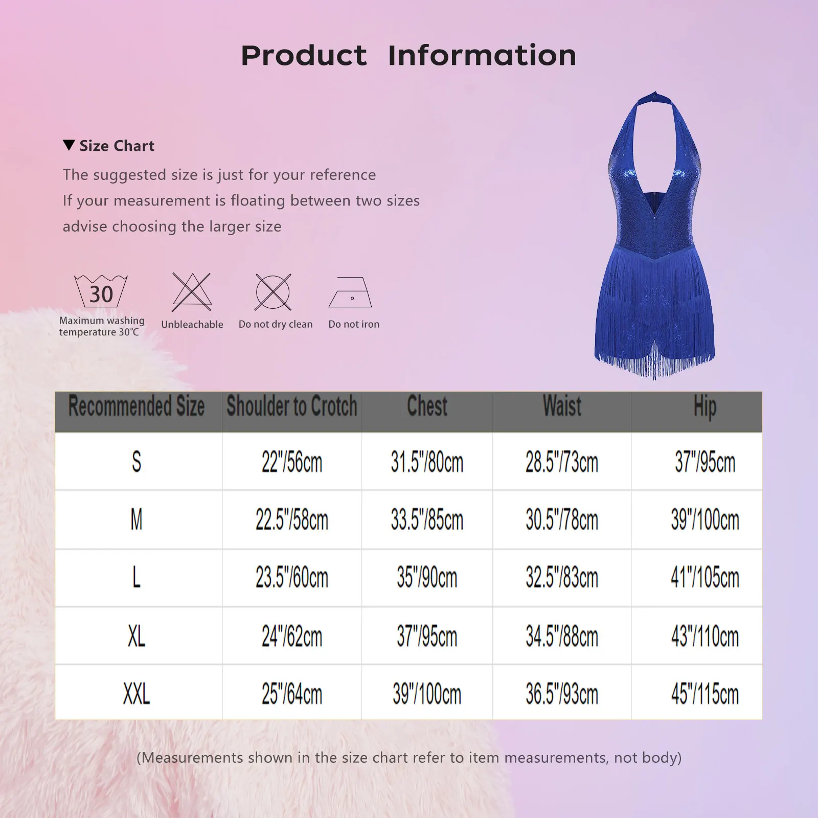 فستان نسائي لاتيني لموسيقى الجاز السالسا رومبا للرقص بشراشيب ملابس رقص لامعة ترتر رسن بدون ظهر متدرج هامش ثياب #6