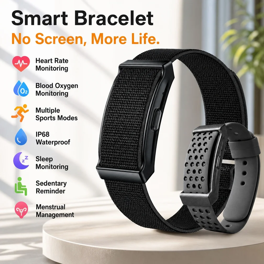 Health Wellness Bracelet - Smart bracelet heart rate blood pressure/oxygen