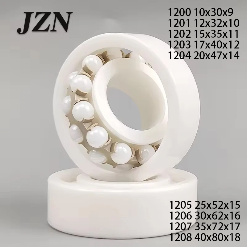 

1/3/5Pcs Double row aligning ball ceramic bearing 1200 1201 1202 1203 1204 1205 1206 1208 CE High precision