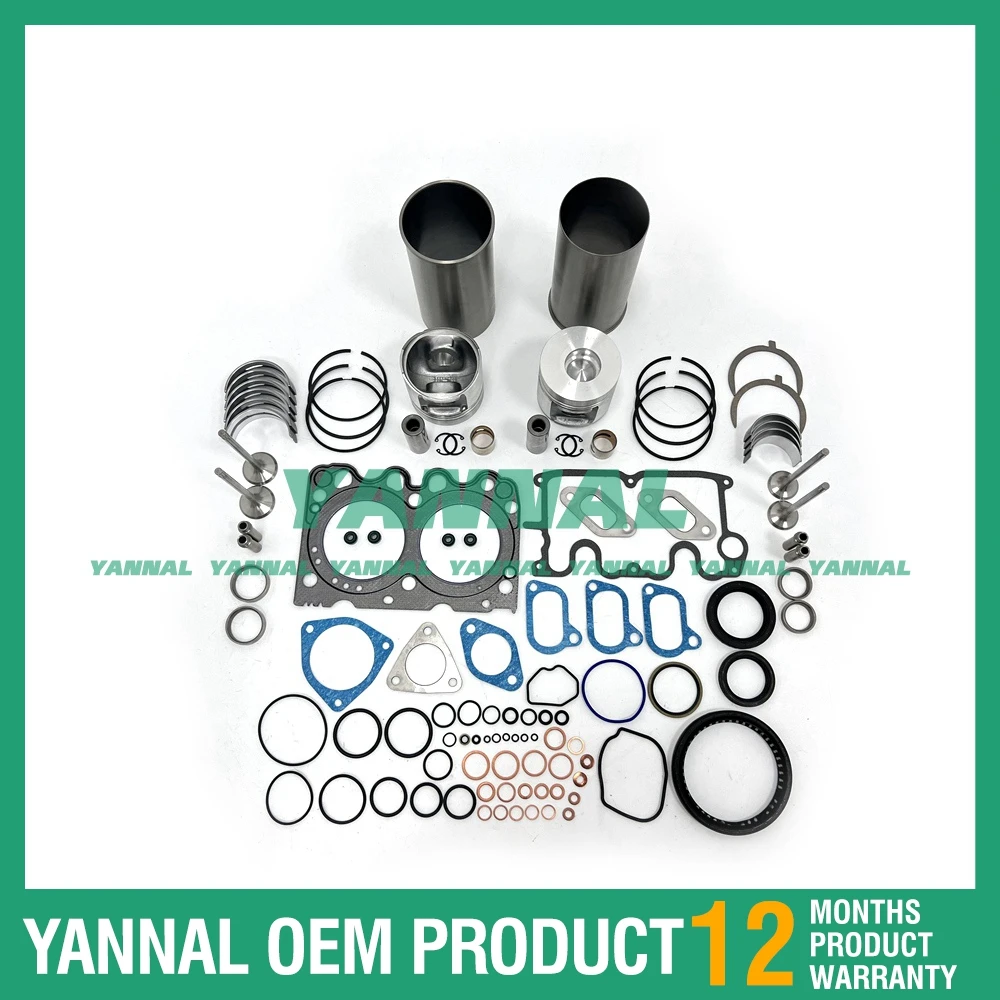 For Deutz F2L1011F Overhaul Rebuild Kit With Gasket Set Bearing&Valve Train