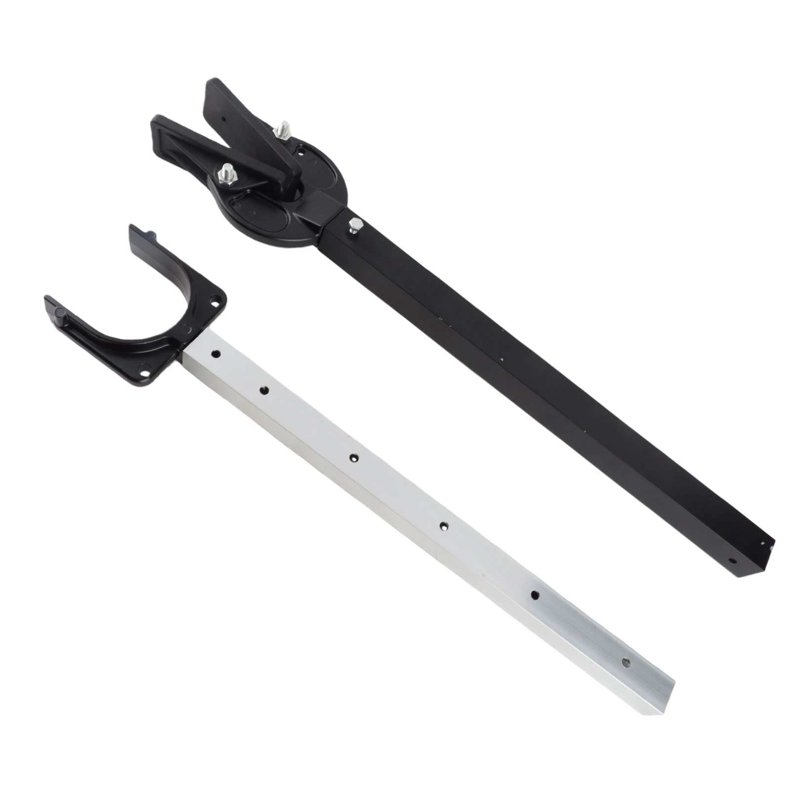 23 to 35 Inch Adjustable Transom Protector Outboard Transom Saver with Composite Head for 100 Horsepower Motor Black
