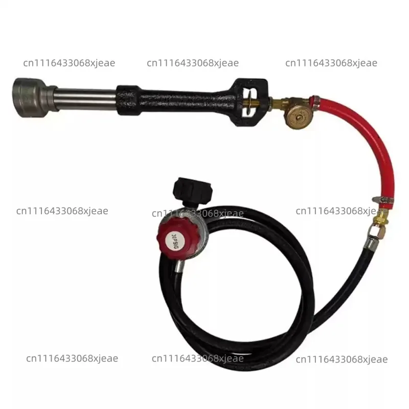 Propane Spray Gun with Regulator Pressure Reducing Valve for Metal Melting Forging Furnace Accessories