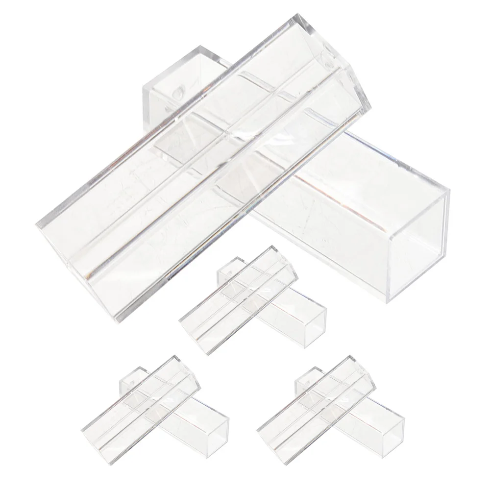 Lanière porte-cartes en plastique pour hommes, 8 pièces, coupe standard transparente, mini poulet