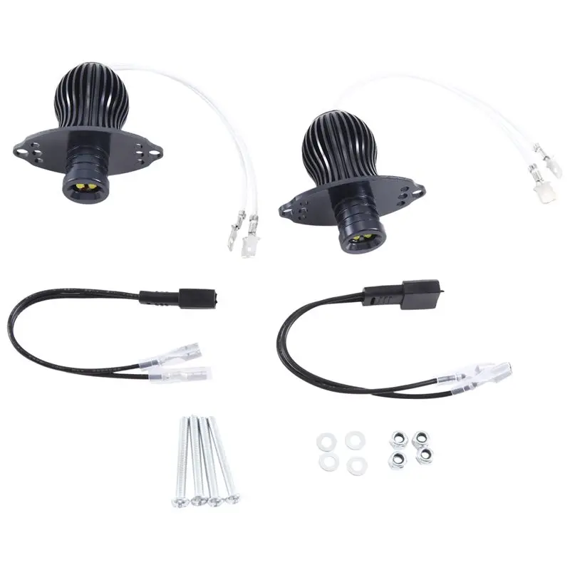 

A13F-2PCS LED Angel Eye Marker Bulbs 20W Xenon White High Power LED Light For BMW E90 3 Series 2006-2008