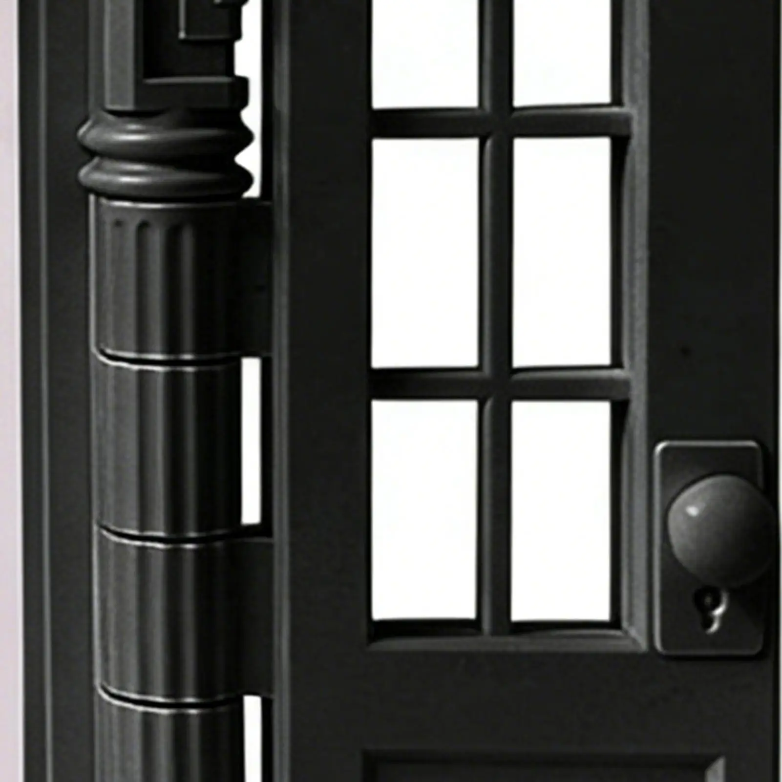 

Cat Door For Wall Escape-Proof Small Breed Gate French Style Cat Door 9.45x10.83x2.83in For Interior Outdoor Garage House