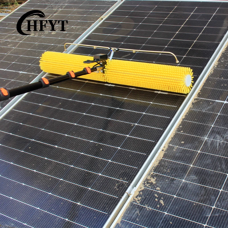 

Best Selling Strong Water Curtain Washing Solar Panel Cleaning System Equipment To Solar Panels Cleaning Machine Cleaner Brush