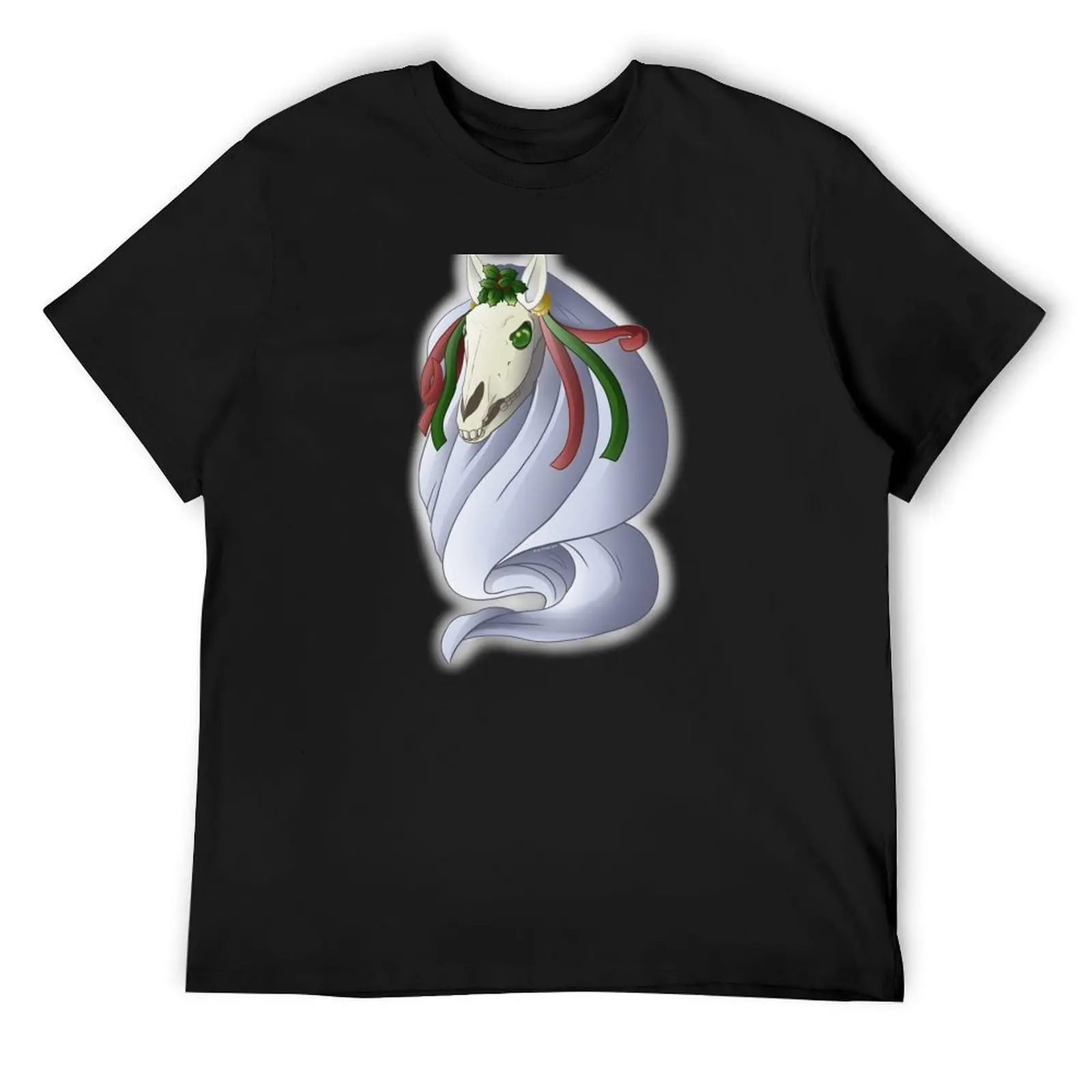 Mari Lwyd Floating T-Shirt designer shirts tees mens champion t shirts