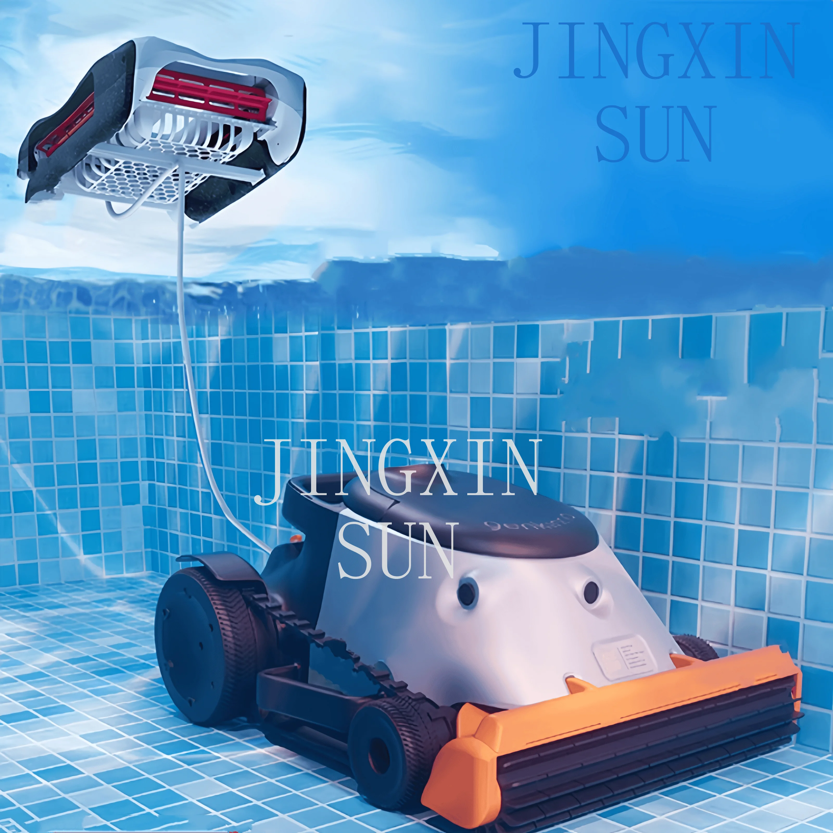 Customizable Pool Surface Cleaner Robot Automatic Pool Skimmer Intelligent Control