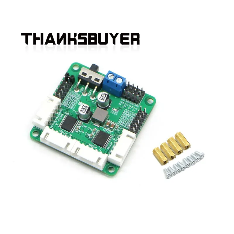 D24A /D153C TB6612 2-Channel / 4-Channel D157B AT8236 DC Motor Driver Module with Voltage Regulator and Pre-soldered Pin Headers