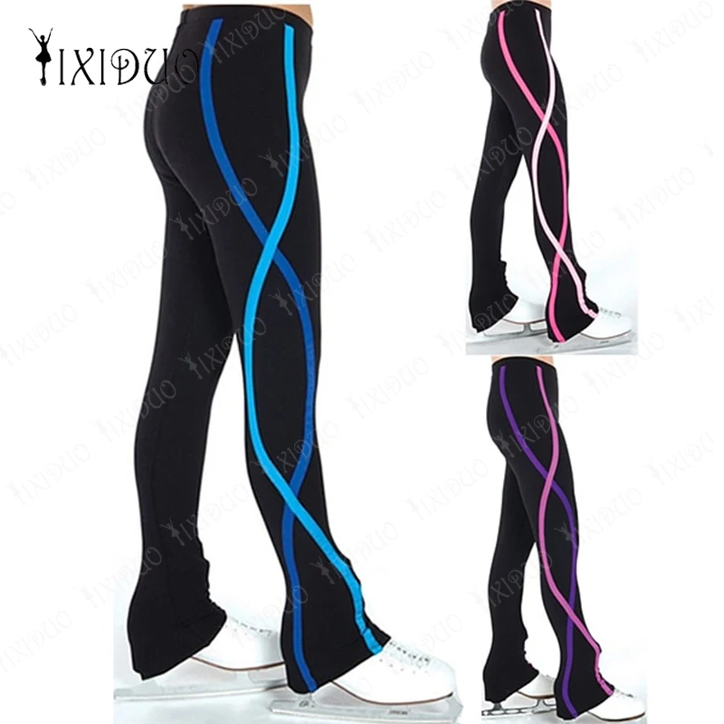 

Figure Skating Pants Women's Girls' Ice Skating Tights Legging Outfits High Elasticity Training Professional Competition Skating