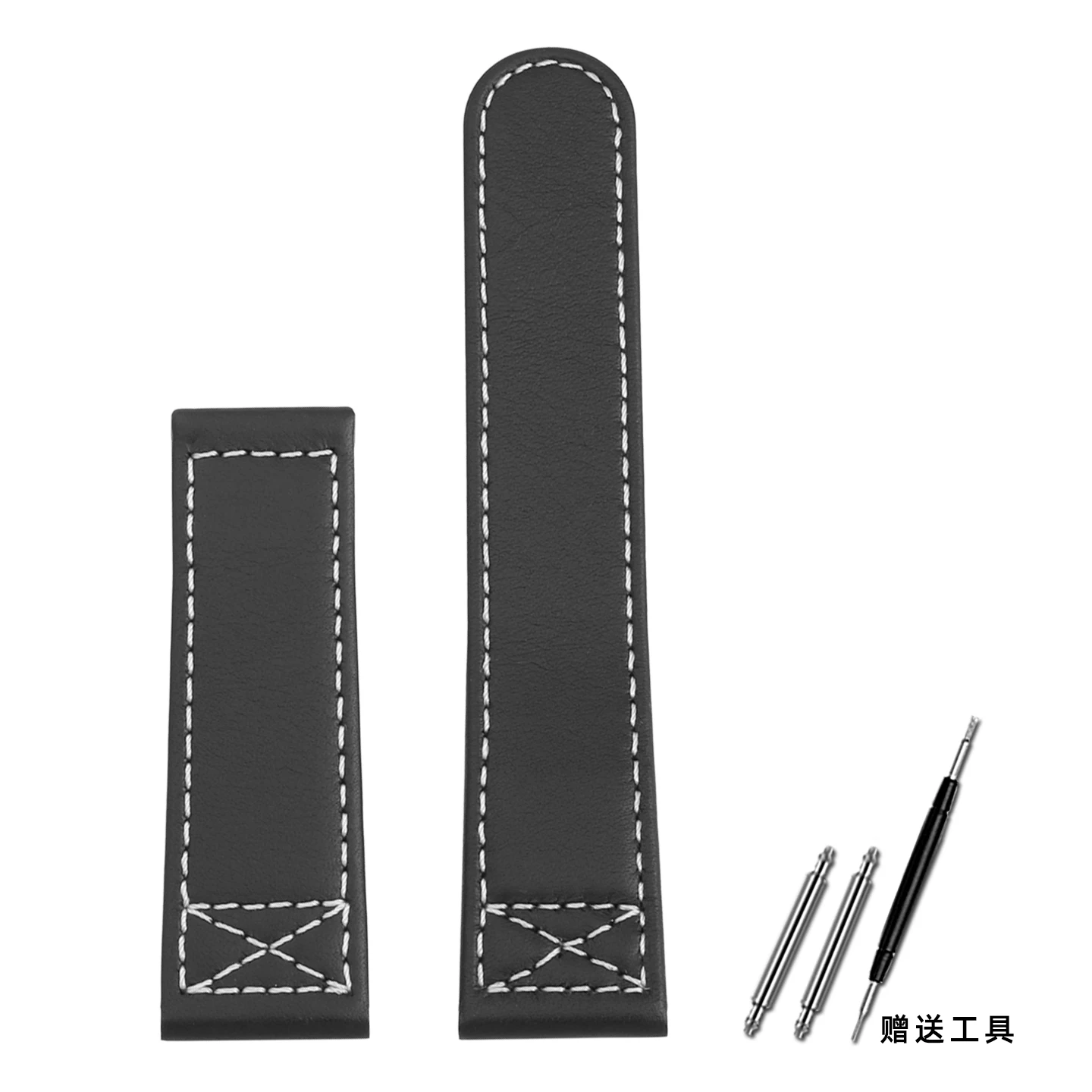 ORIS Aviation 시리즈 가죽 스트랩 편안한 7615/7616/7617/7631/7632/7633 가죽 소프트 시계 스트랩 22MM