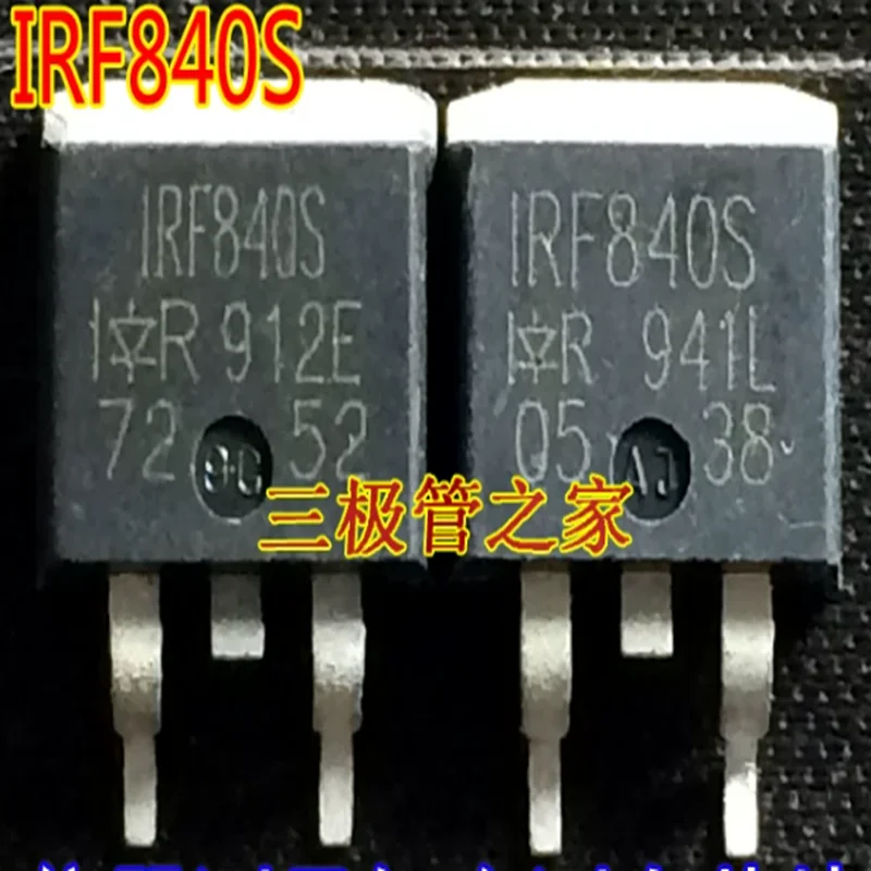 5PCS-20PCS IRF840S TO263 500V 8A N-Channel Enhanced Power MOSFET Suitable for high-frequency switching applications