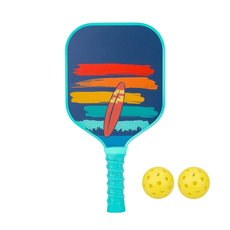 Kids Pickleball Paddles Cute with Small Grip Lightweight Pickleball Rackets Honeycomb Core Fiberglass Set for Children - Image 6