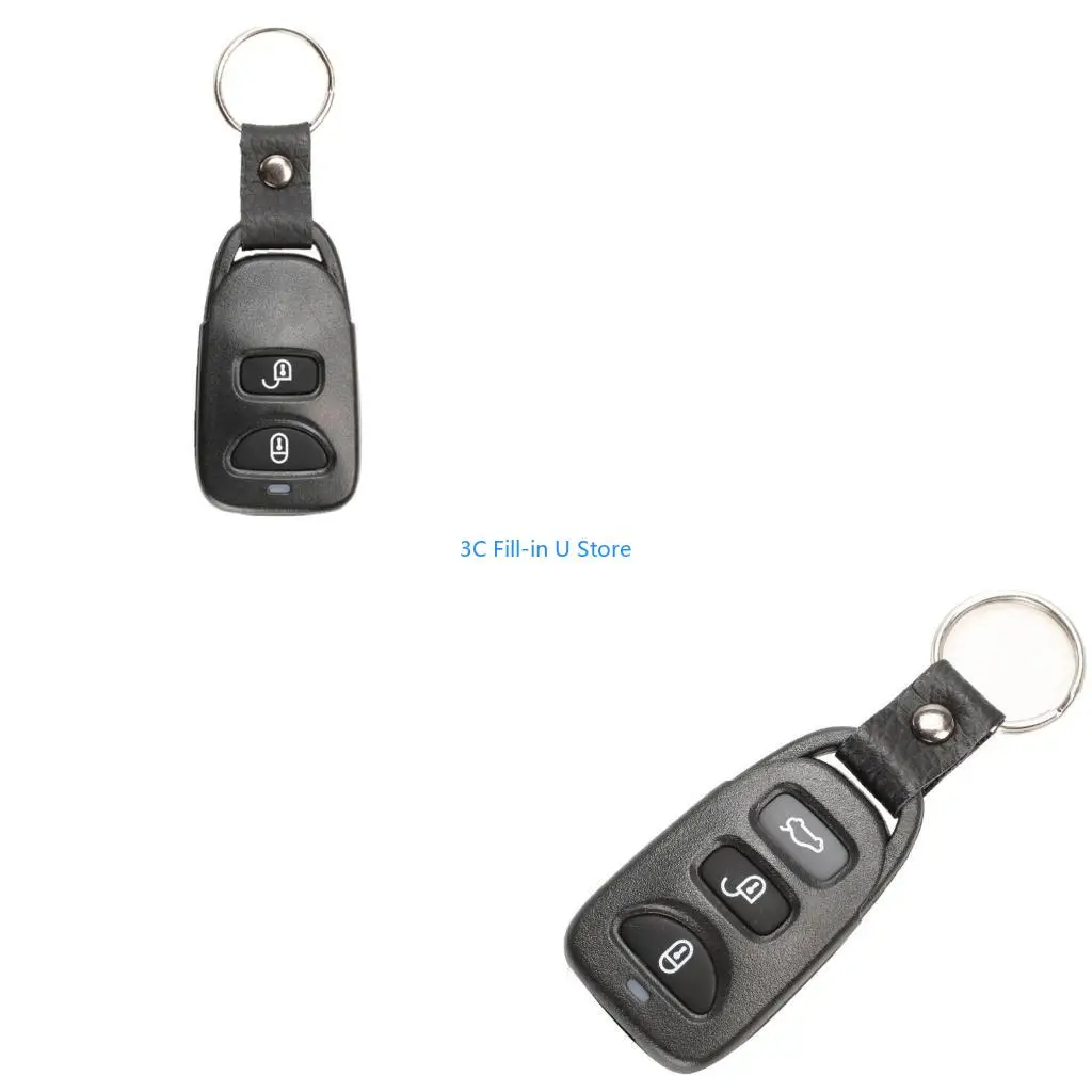 G8TA حافظات عصرية عن بعد لسيارة إلنترا سوناتا لكارينز مفتاح السيارة فوب قذائف خارجية 3 4 أزرار استبدال غطاء مفتاح فوب #1