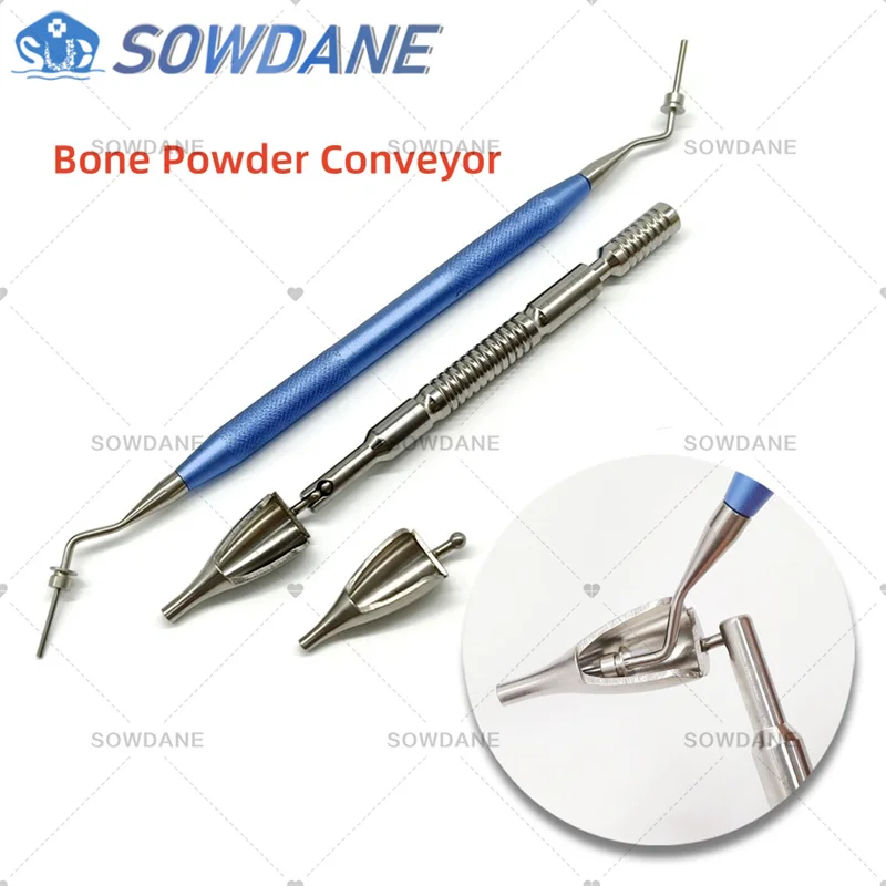 Dental Surgical Bone Powder Collector Implant Bone Graft Filling Tool Syringe Carrier and Packer Powder Conveyor Adjustable