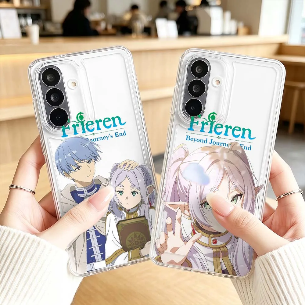 Frieren Beyond Journey End For Samsung Galaxy A71 A57 A56 A55 A54 A53 A51 A17 A16 A07 A06 A05 Transparent Phone Case Cover
