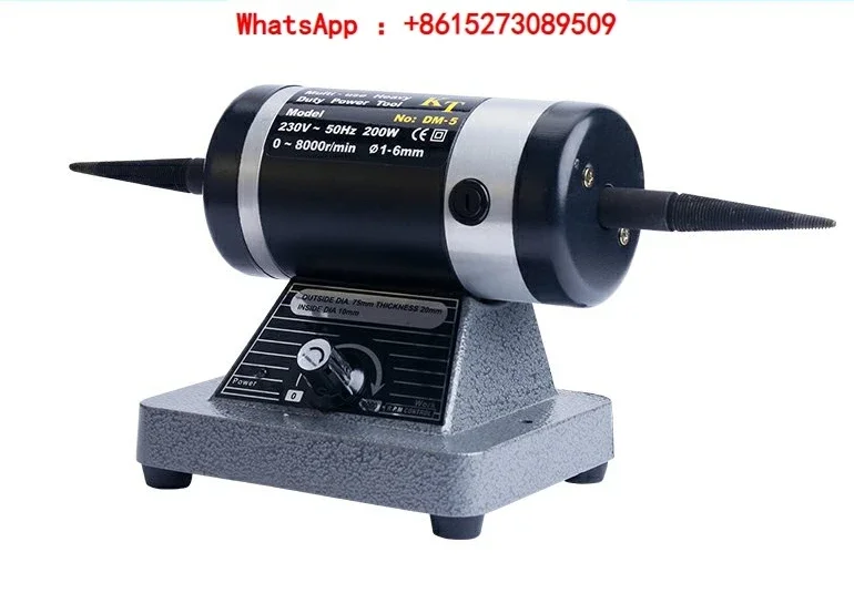 small table grinder, adjustable speed double-head electric grinder, jewelry metal rust removal and grinding