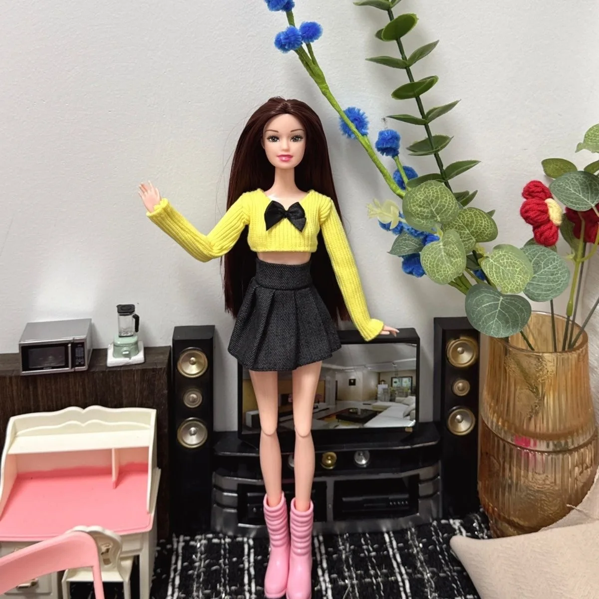 

Масштаб 1/6, милая милая кукла принцессы для девочек, новая подвижная кукла 30 см, изысканный макияж, модная одежда, нарядная игрушка «сделай сам», подарок