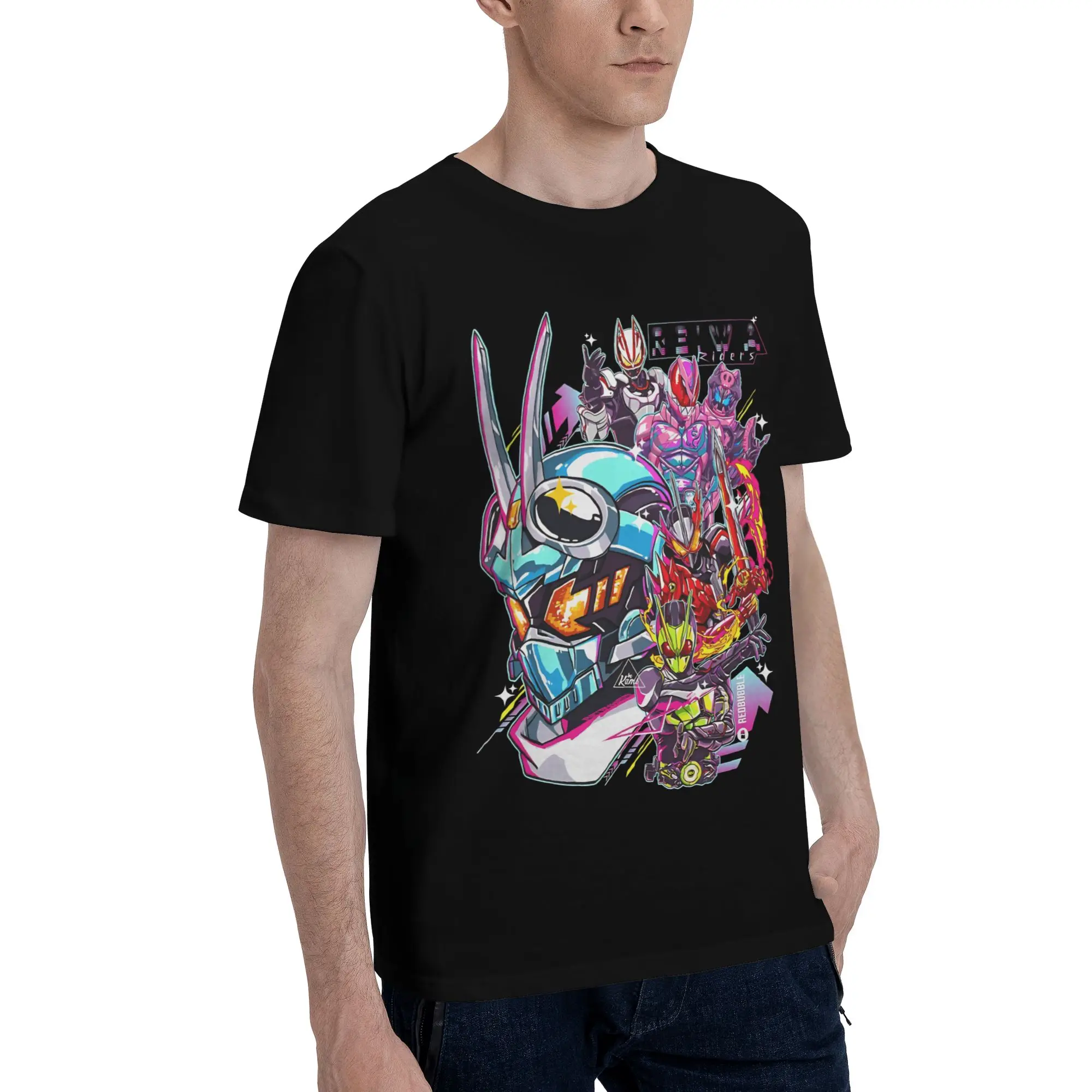 Reiwa Riders  Funny 100% Cotton T-Shirt Bandai Kamen Rider Tees Tops For Men