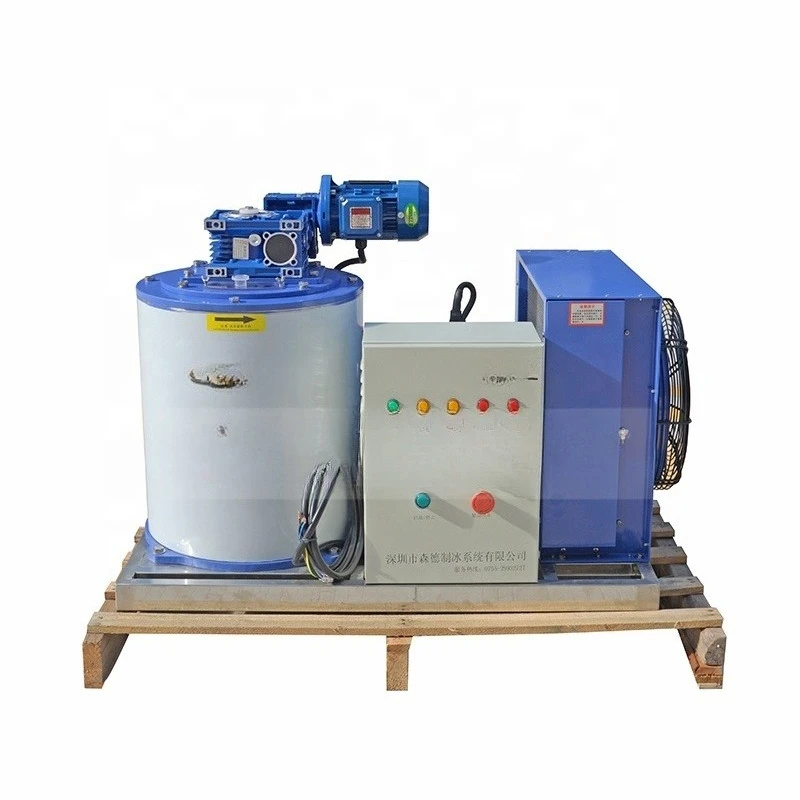 Homeuse Cheap Price Commercial 0.3 Tons 300 KG Flake Ice Machine Flake Ice Maker for Vegetables Keep Fresh