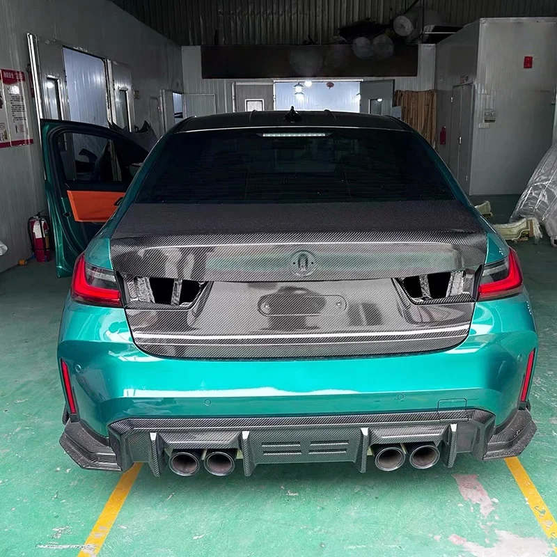 2019+ High Quality Car Trunk Lid Suitable For BMW 3 Series G80 M3 G20 Carbon Fiber Trunk Cover