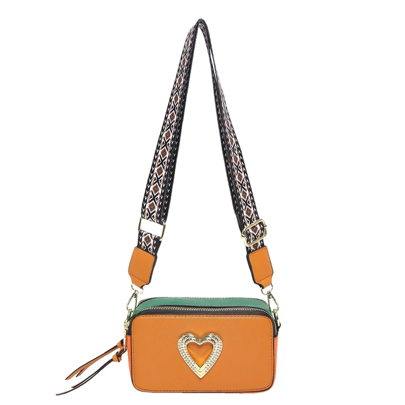 

Fashion Contrast Color Crossbody Bag Women Leather Zipper Camera Bag Female Phone Handbag Ladies Square Small Shoulder Bag