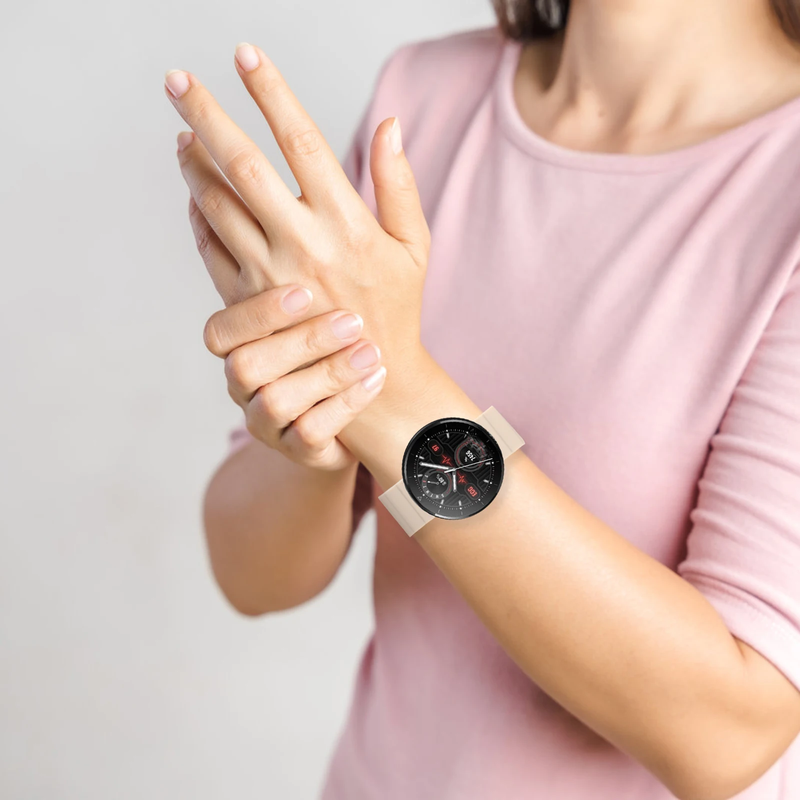 

Watch Smartwatch Replace Band Multifunction Adjustable Wristwatch Decorative Magnetic Men Women