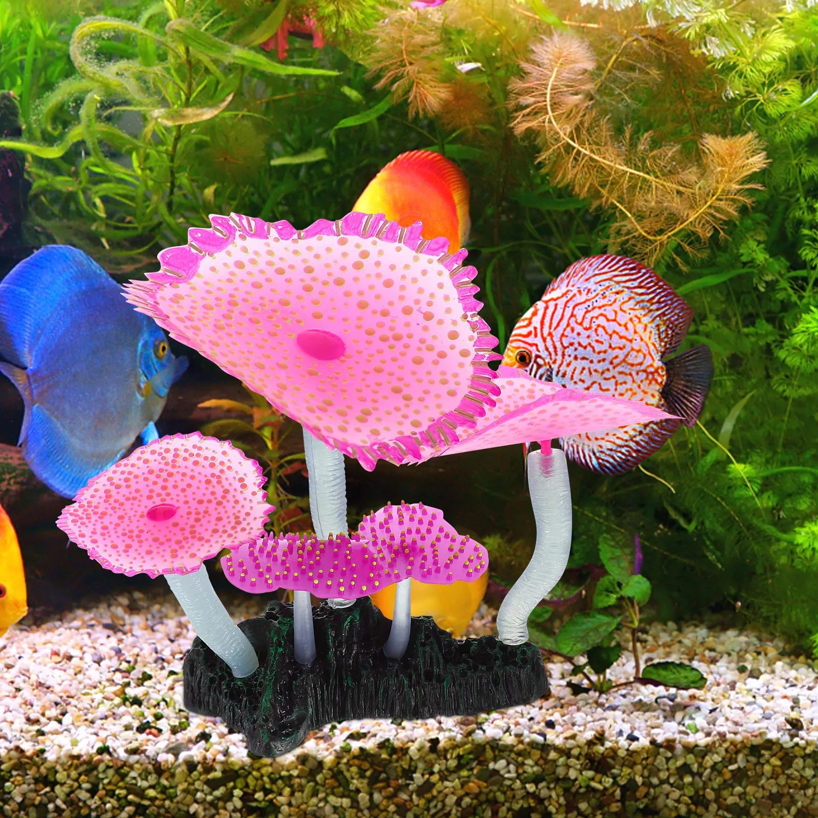 

Fish Tank Decorations Simulation Coral Aquarium Artificial Plant Safe Material Realistic Shape Natural Atmosphere