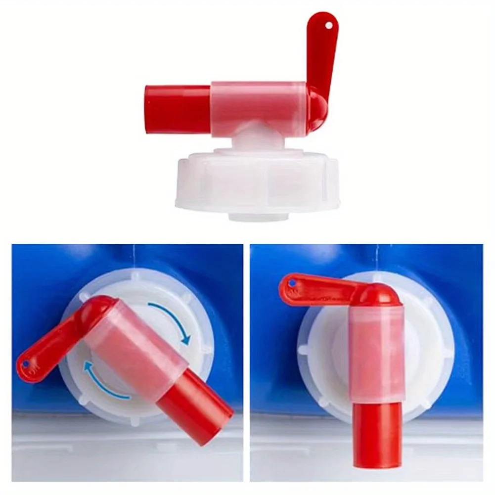 1pc Horticultural Plant Nutrient Solution Faucet Plastic Faucet For Liter Tanks With DN 40 Threads Garden Irrigation Tool