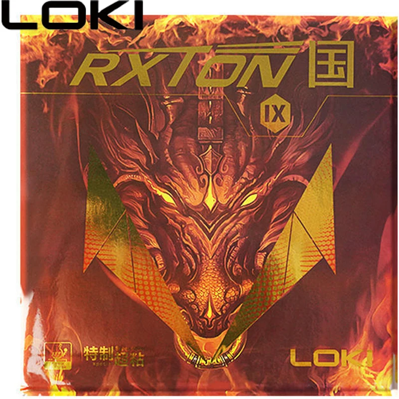 

***LOKI RXTON 9, резиновый лист для настольного тенниса, липкие шипы, внутренняя энергия, синяя губка для торта, резиновая губка для пинг-понга, быстрая атака с дугой