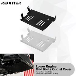 Motorcycle Lower Engine Skid Plate Protector Guard Cover Chassis For Harley Touring Street Road Glide FLTRX FLHX Special 2024-Up