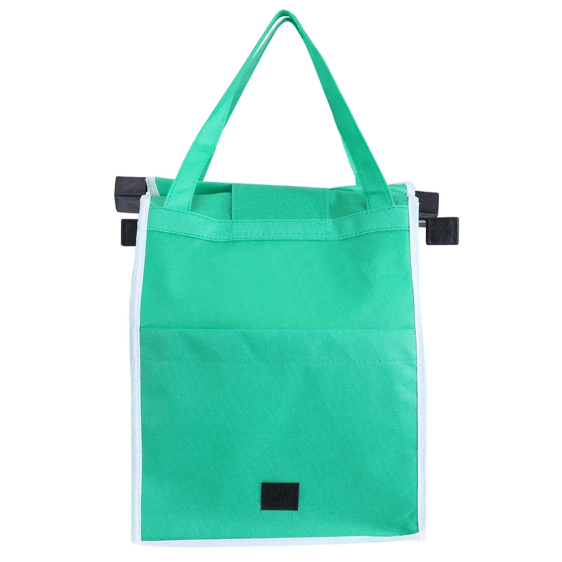 Eco-Friendly Foldable Reusable Shop Handbag Supermarket Thicken Trolley Shopping Cart Totes Portable Grocery Store Bags