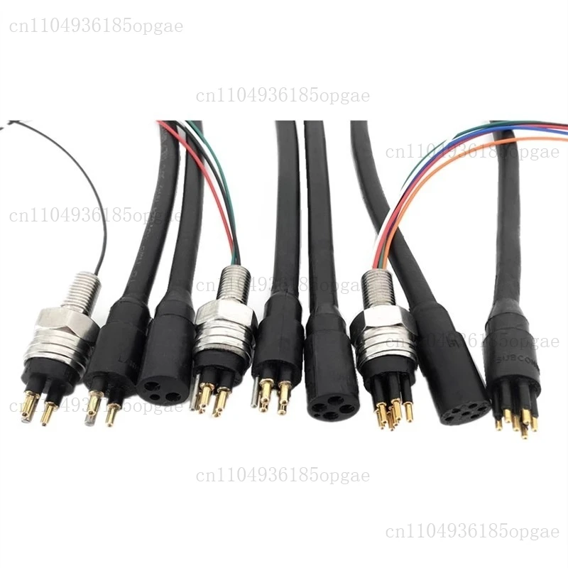 Watertight Cable 2-8 Core Plug Plug Cable Underwater Connector Connector