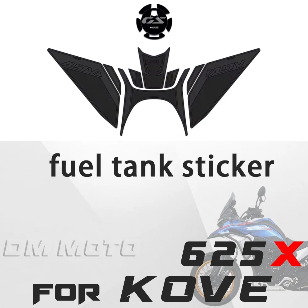 FIT FOR KOVE 625X X 625 x625 625x Thickened fuel tank sticker for scratch and slip resistance