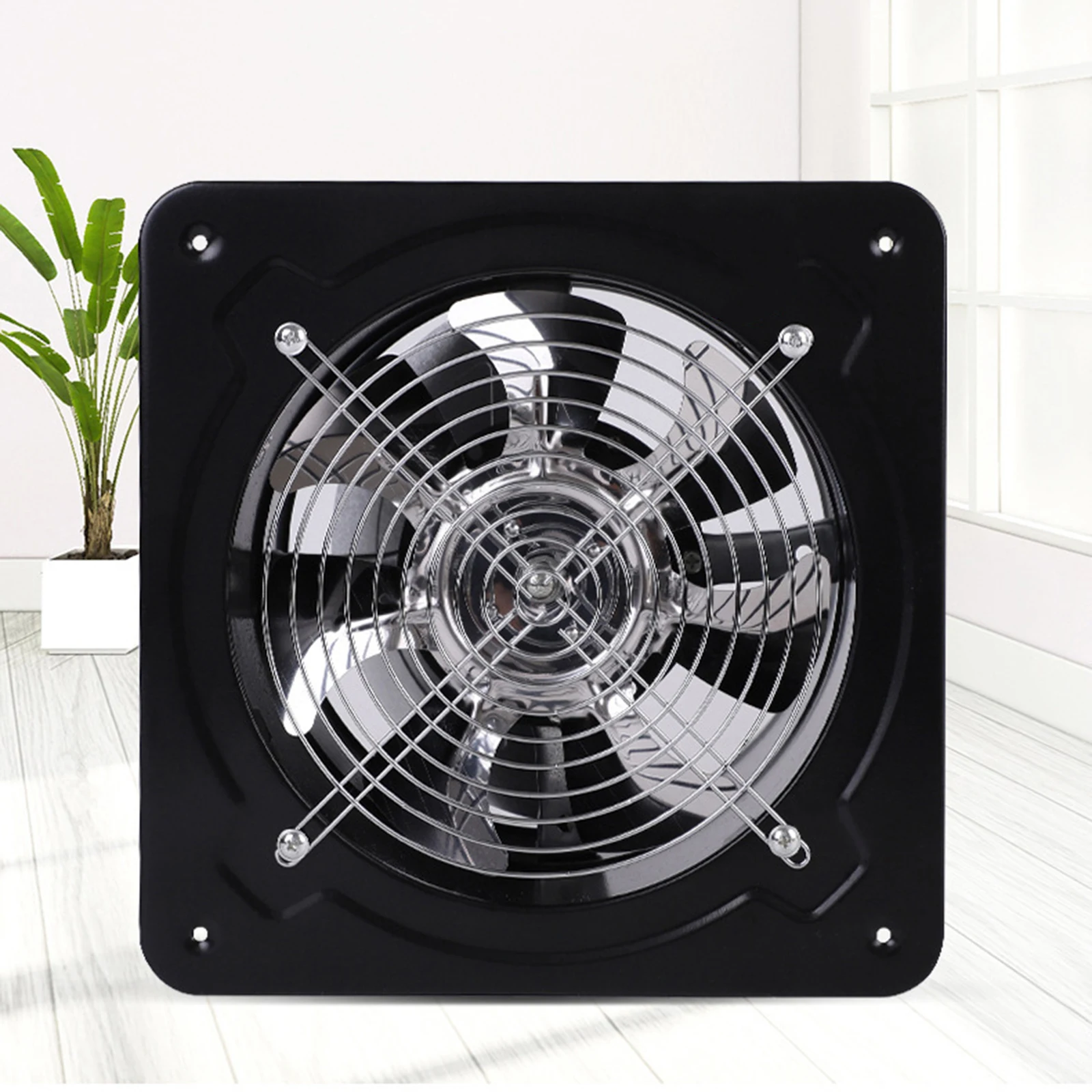 8Inch Wall Exhaust Fan Industrial Fan Extractor Blower Low Noise Window Vent Ventilation for Bathroom Kitchen 220V