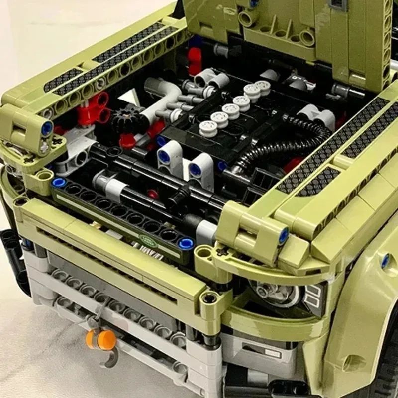 뜨거운 장난감 2573PCS 랜드 로버 수호자 오프로드 차량 42110 모델 기계 조립 빌딩 블록 어린이 장난감 선물