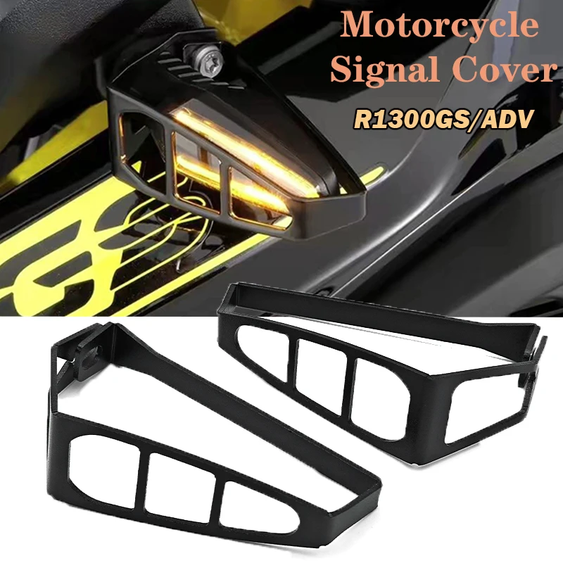 For BMW R1300GS R 1300GS R1300 GS ADV r300gs r1300 gs r 1300gs adv 2024 Motorcycle Turn Signal LED Light Protection Cover Shield