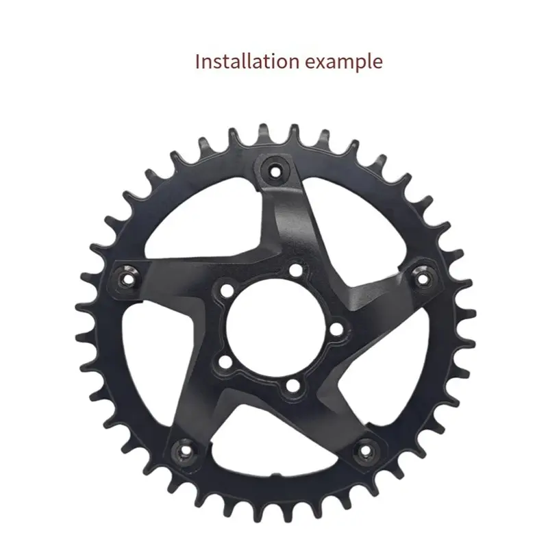 FSTE-For Bafang BBSHD 40T Chainring 130BCD Chainring For Bafang G320 M615 M625 40 Teeth Offset Chainring For Bafang Mid Drive Mo view 4