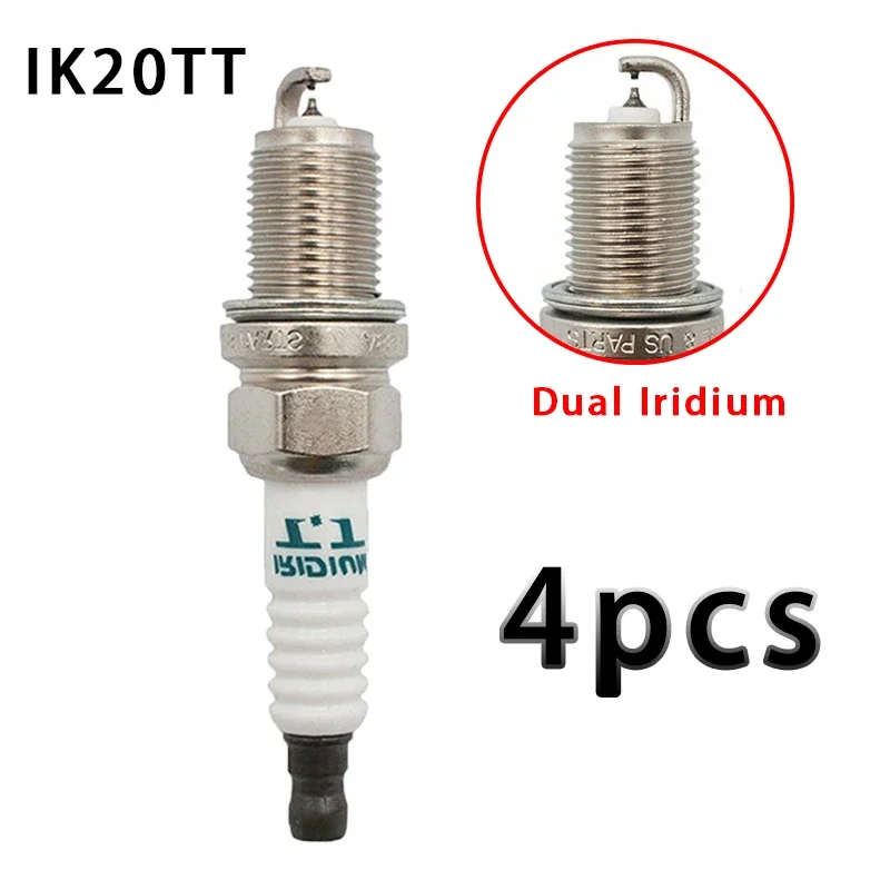 20pcs 4702 IK20TT Dual Iridium Spark Plug For Audi-Chery VW-Toyota Subaru-Honda Lexus-Seat IK20TT-4702