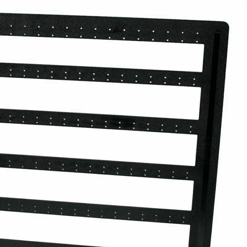 NEW-4X بسيط 240 ثقوب مجوهرات المنظم حامل البلاستيك الأسود حامل القرط أقراط الموضة رف شاشة رف المجوهرات #2