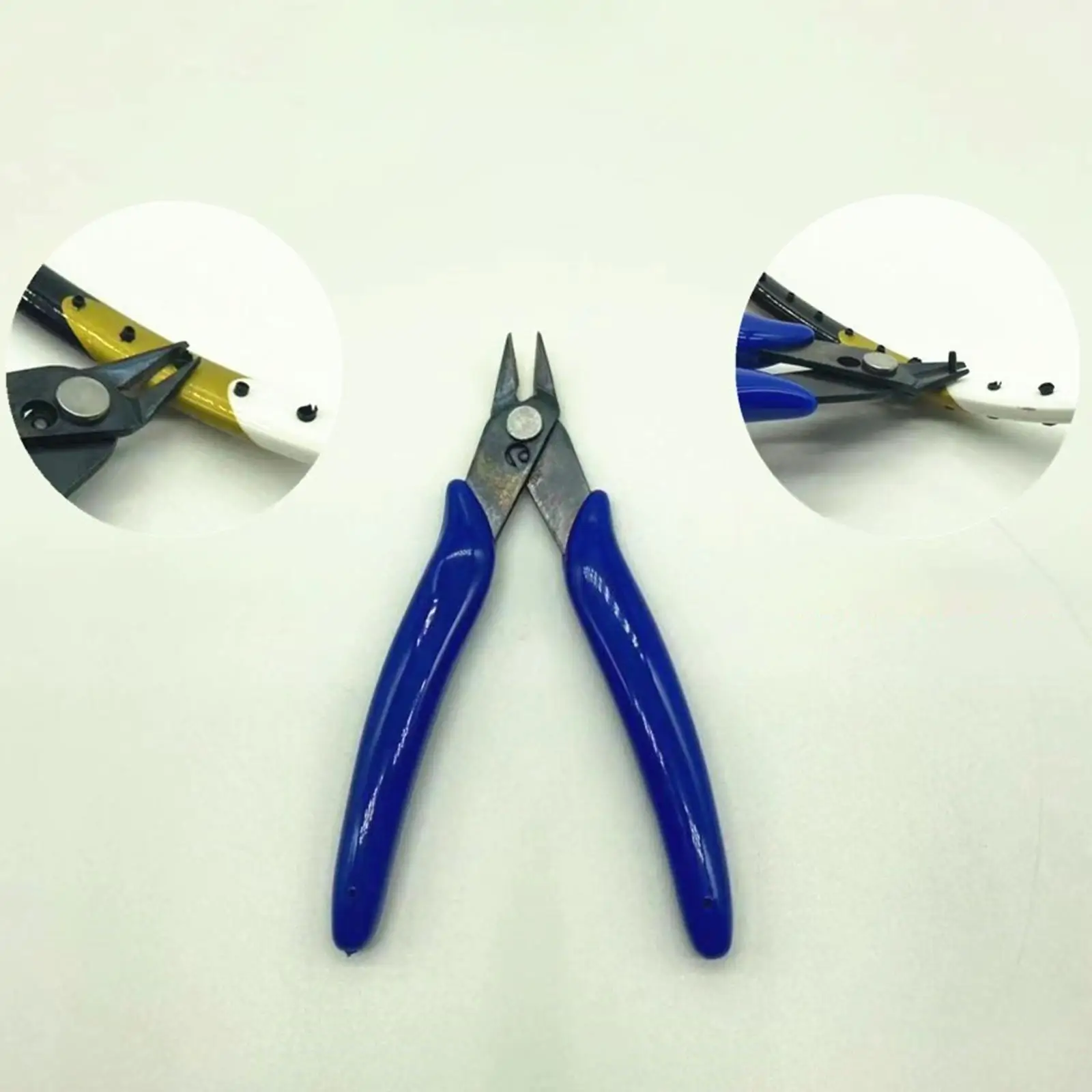 Portable Badminton Racket Diagonal Plier, Wire Flush Cutter, Badminton Stringing Clamp Pliers for Tennis Racket Squash Racquet