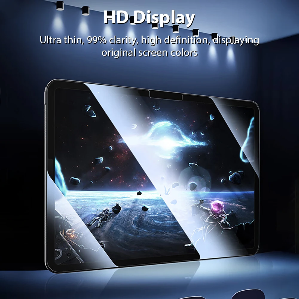 2Pcs Tempered Glass For iPad Pro 13 11th M5 M4 12.9 A16 Air 11 M3 M2 5 4 9 9th 10 10th Generation Mini 7 6 2025 Screen Protector